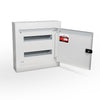 Din rail Enclosure 2x16 Pole- Surface Mount
