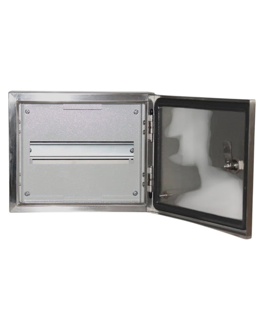 Stainless steel 1x12 Poles Din rail Enclosure-IP66