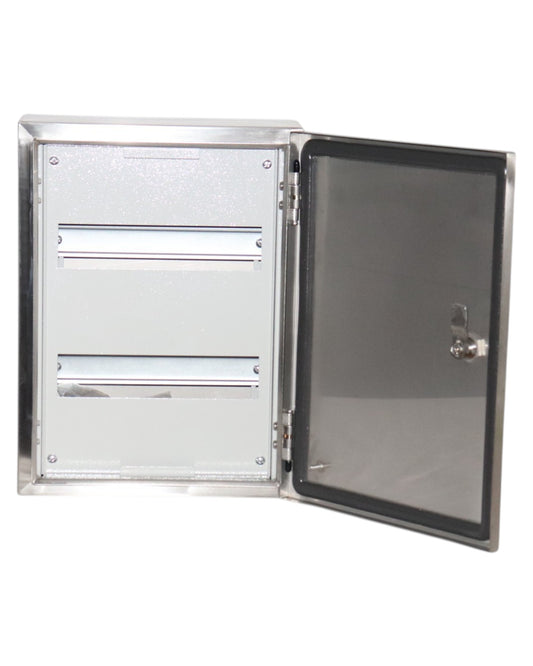 Stainless steel 2x12 Poles Din rail Enclosure-IP66