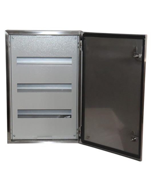 Stainless steel 3x16 Poles Din rail Enclosure-IP66