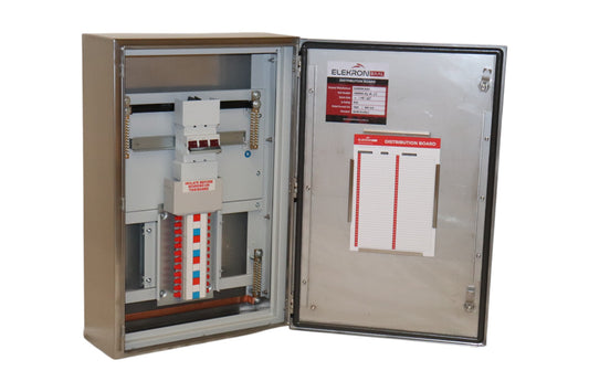 24 Poles Chassis - 160A Stainless Steel Distribution Board