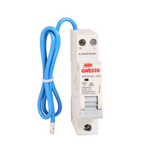 RCBO- 1P+N- 6KA With Neutral Lead